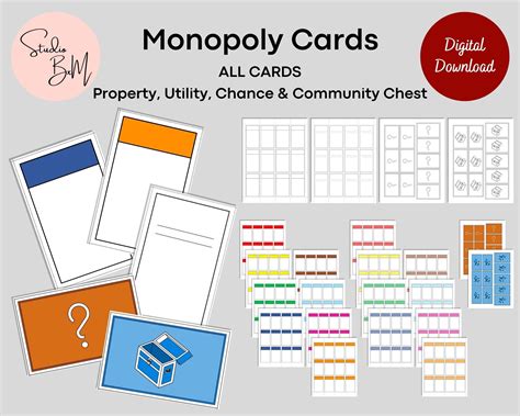 all monopoly cards